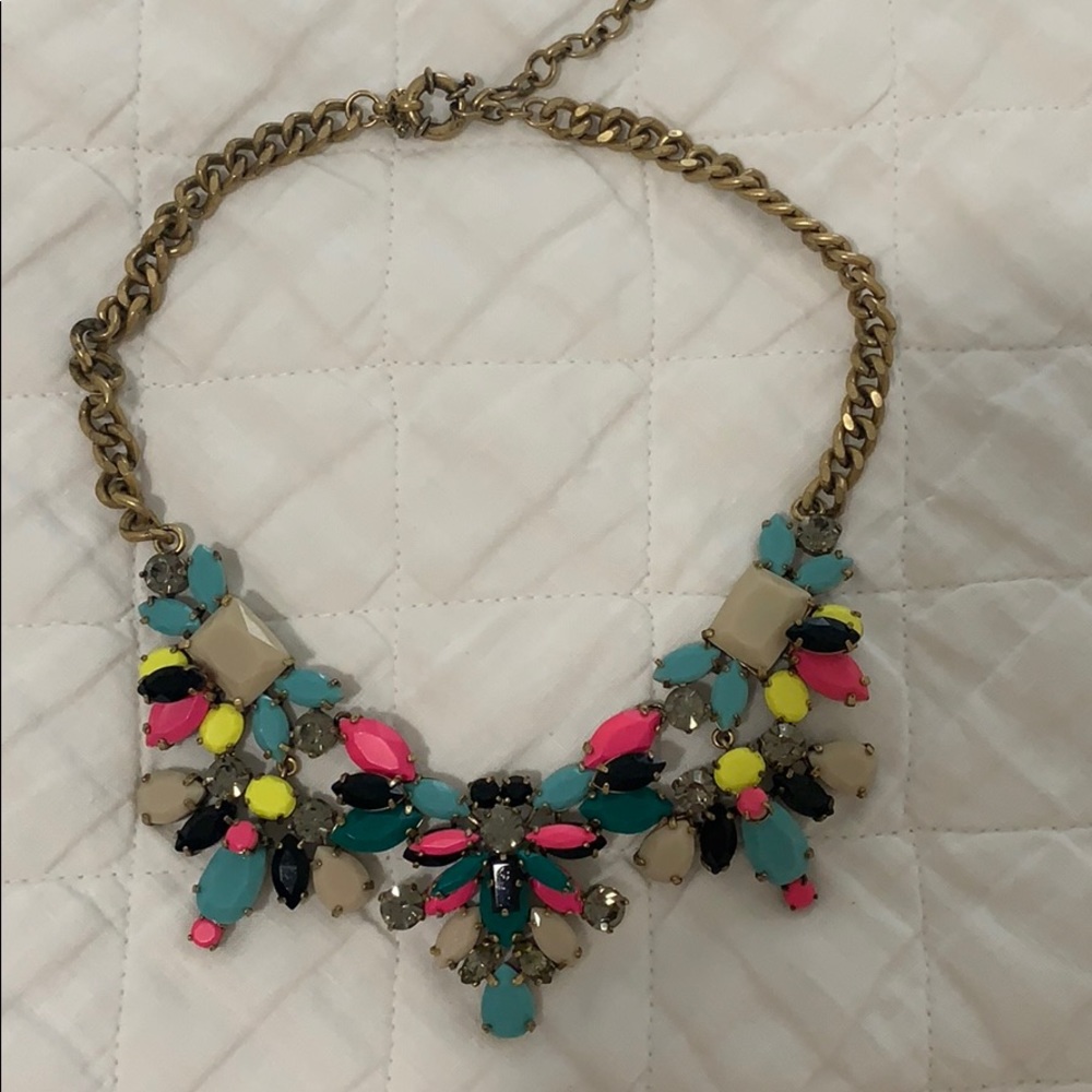 Neon Jcrew necklace